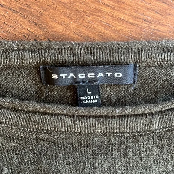 Staccato dark green sweater - Picture 3 of 11